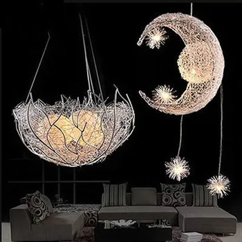 Ceiling Lamps Modern Pendant LED Moon Star Chandelier Children Bedroom Hanging Lamp Christmas Decorations For home Fixture Light
Ceiling Lamps Modern Pendant LED Moon Star Chandelier Children Bedroom Hanging Lamp Christmas Decorations For home Fixture Light