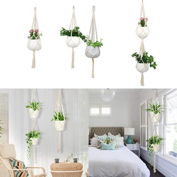 Macrame Plant Hanger Indoor Outdoor Hanging Plant Holder Hanging Planter Stand Flower Pots for Decorations C44
Macrame Plant Hanger Indoor Outdoor Hanging Plant Holder Hanging Planter Stand Flower Pots for Decorations C44