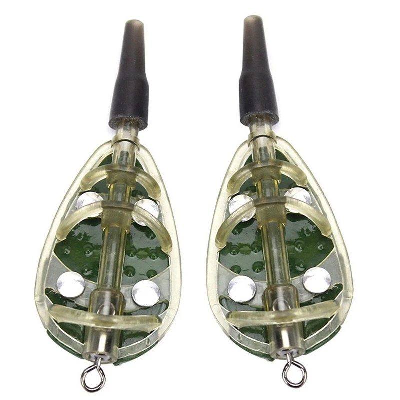 2Pcs 20G Fishing Feeder Rockets Bait Thrower Gear Pit Organ Pellet Holder Lure Tool Sea Pole Dedicated Play Nest Device Fishing 
2Pcs 20G Fishing Feeder Rockets Bait Thrower Gear Pit Organ Pellet Holder Lure Tool Sea Pole Dedicated Play Nest Device Fishing