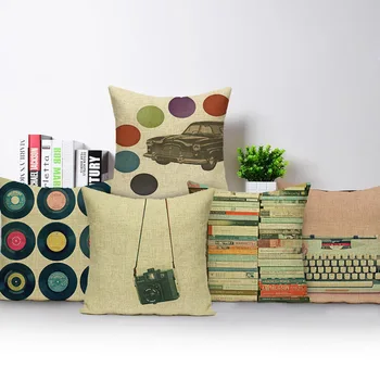 Retro Style Cushion Cover 45*45cm Classic Cars Camera Pillow Cover Home Decorative Linen Pillow Case
Retro Style Cushion Cover 45*45cm Classic Cars Camera Pillow Cover Home Decorative Linen Pillow Case