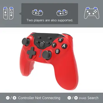 Wireless Bluetooth Gamepad Controller w/Gyro Accelerator Fit for Nintend Switch Game Machine Accessories Wireless Game Handle
Wireless Bluetooth Gamepad Controller w/Gyro Accelerator Fit for Nintend Switch Game Machine Accessories Wireless Game Handle