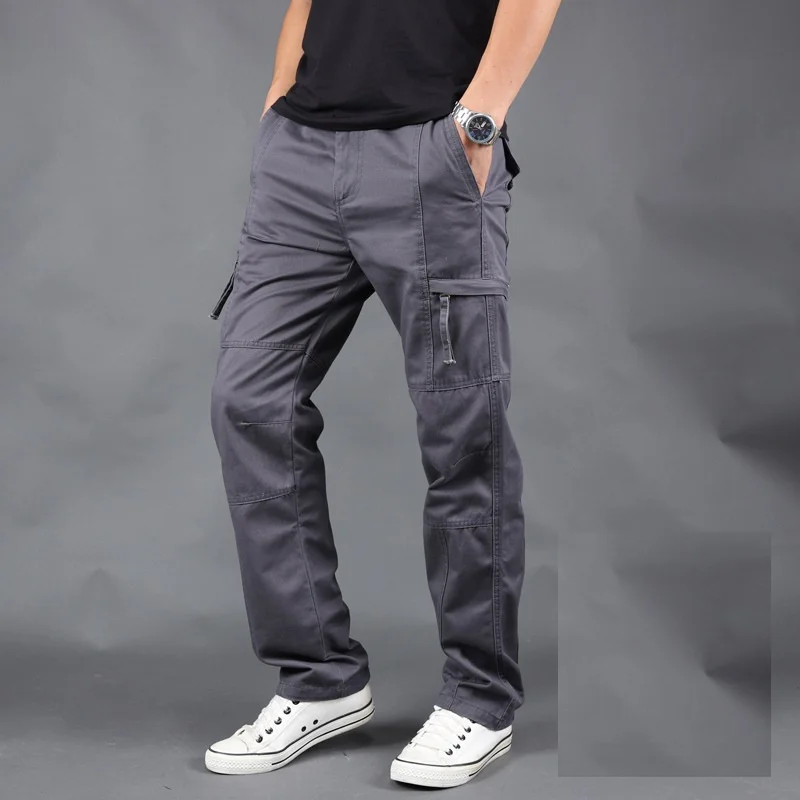 Spring Autumn High Quality Mens Cargo Pants Trousers Men Casual Straight Solid Color Pants Male Loose Army green Warm Pants
Spring Autumn High Quality Mens Cargo Pants Trousers Men Casual Straight Solid Color Pants Male Loose Army green Warm Pants