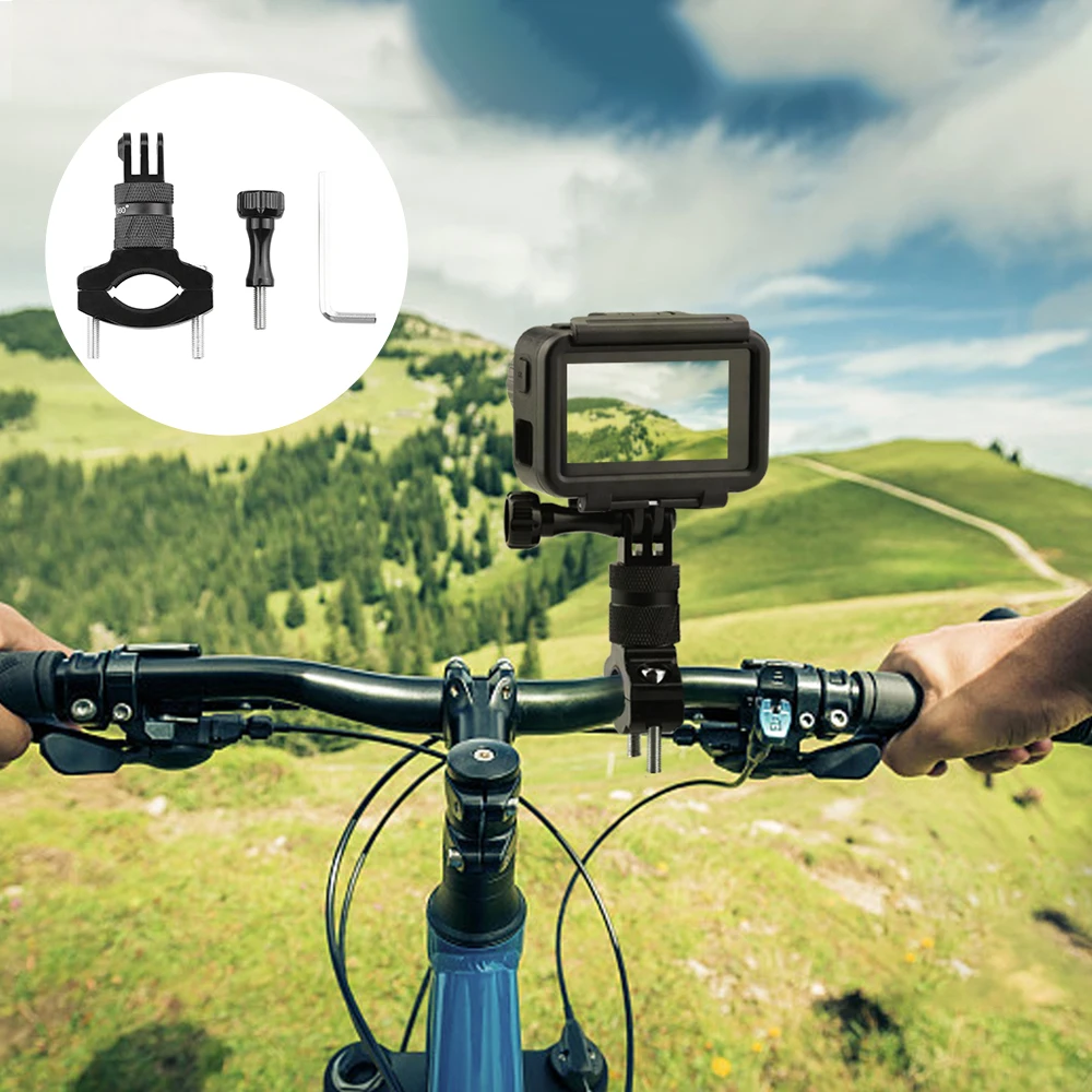 Bicycle Aluminum Clip Bracket Suitable for DJI Osmo Action GoPro Hero 5 6 7 8 Sports Camera Brackets Motorcycle Handlebar Holder
Bicycle Aluminum Clip Bracket Suitable for DJI Osmo Action GoPro Hero 5 6 7 8 Sports Camera Brackets Motorcycle Handlebar Holder