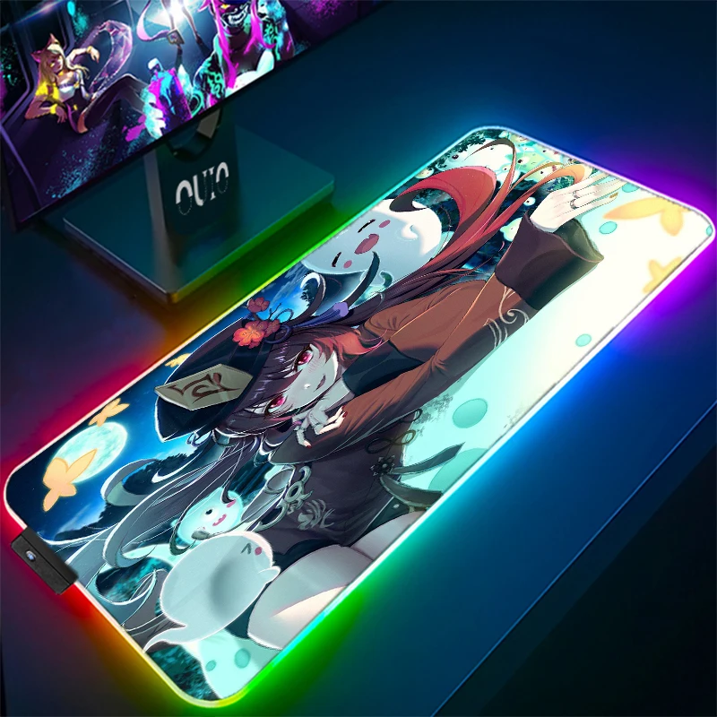 900x400x4mm Sexy Anime Genshin Impact RGB Large Gaming Mouse Pad LED Lighting Mousepad Gamer XXL Computer Keyboard Desk Mat Pad
900x400x4mm Sexy Anime Genshin Impact RGB Large Gaming Mouse Pad LED Lighting Mousepad Gamer XXL Computer Keyboard Desk Mat Pad