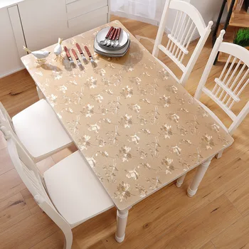 flowers printing gold table cover square pvc soft glass table cloth home decoration waterproof and oil proof tablecloth DW296
flowers printing gold table cover square pvc soft glass table cloth home decoration waterproof and oil proof tablecloth DW296