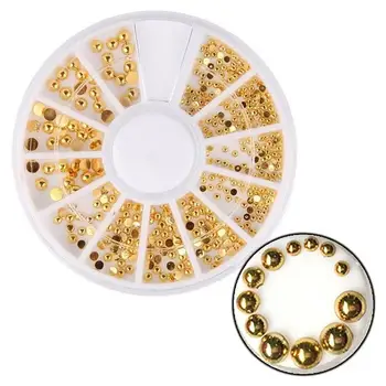 New Gold Electroplated Semi-Round Nail Diamond Box 2-4MM Mixed 6CM Small Disc Box Armor Decoration
New Gold Electroplated Semi-Round Nail Diamond Box 2-4MM Mixed 6CM Small Disc Box Armor Decoration