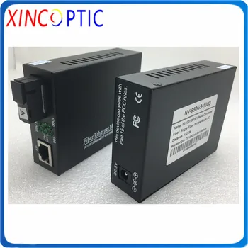 100KM 1000M Singlemode Single Fiber 1490/1550nm SC/UPC Fiber to UTP Media Converter Gigabit Fiber Converter
100KM 1000M Singlemode Single Fiber 1490/1550nm SC/UPC Fiber to UTP Media Converter Gigabit Fiber Converter
