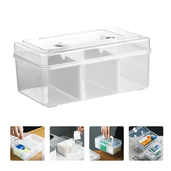1pc Medicine Box Storage Box Organizer Medicine Box Family Emergency Storage Box
1pc Medicine Box Storage Box Organizer Medicine Box Family Emergency Storage Box