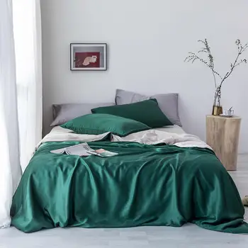 60S Deep Green 100% Silk Beauty Luxury Bedding Set Silky Duvet Cover Sets Flat Sheet Pillowcase Queen King Bed Linen Set
60S Deep Green 100% Silk Beauty Luxury Bedding Set Silky Duvet Cover Sets Flat Sheet Pillowcase Queen King Bed Linen Set