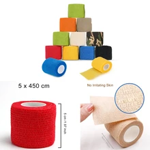 5cm x 4.5m Self Adhesive Elastic Bandage Non-woven Fabric Tape Protective Gear Knee Elbow Support Injury Pad
5cm x 4.5m Self Adhesive Elastic Bandage Non-woven Fabric Tape Protective Gear Knee Elbow Support Injury Pad
