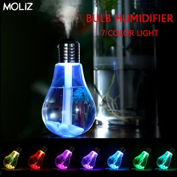 USB Ultrasonic Humidifier 400ml Mini Aroma Diffuser LED Night Light Aromatherapy Mist Maker Creative Bottle Bulb Humidifiers
USB Ultrasonic Humidifier 400ml Mini Aroma Diffuser LED Night Light Aromatherapy Mist Maker Creative Bottle Bulb Humidifiers