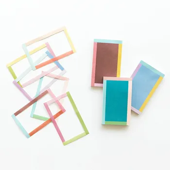 Striped frame note paper personality personality color message paper hand account collage background paper cute memo
Striped frame note paper personality personality color message paper hand account collage background paper cute memo