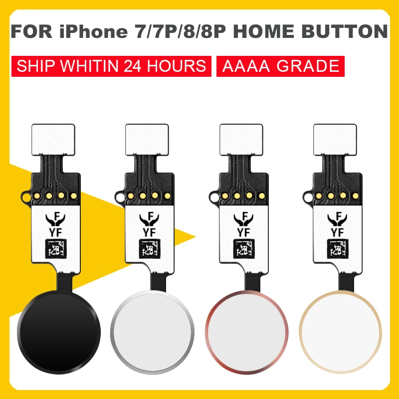 Newest 3rd Universal Home Button Flex Cable for iPhone 7 7Plus 8 8 Plus Menu Keypad Return On Off Screenshot No Touch ID
Newest 3rd Universal Home Button Flex Cable for iPhone 7 7Plus 8 8 Plus Menu Keypad Return On Off Screenshot No Touch ID