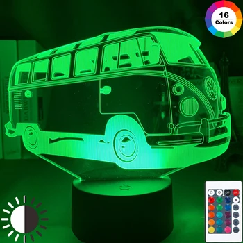 3d Optical Baby Led Night Light Lamp School Bus for Kids Children's Room Decor Nightlight Rgb Touch Sensor Desk 3d Lamp Gift
3d Optical Baby Led Night Light Lamp School Bus for Kids Children's Room Decor Nightlight Rgb Touch Sensor Desk 3d Lamp Gift
