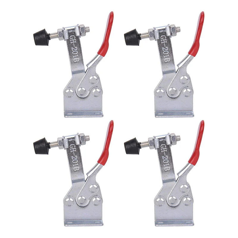 4 PCS GH-201B Horizontal Clamp Quick Release Locking Lever Fastener Hand Tool Metal Latch Handle Lever Fastener M6*45 Screw
4 PCS GH-201B Horizontal Clamp Quick Release Locking Lever Fastener Hand Tool Metal Latch Handle Lever Fastener M6*45 Screw