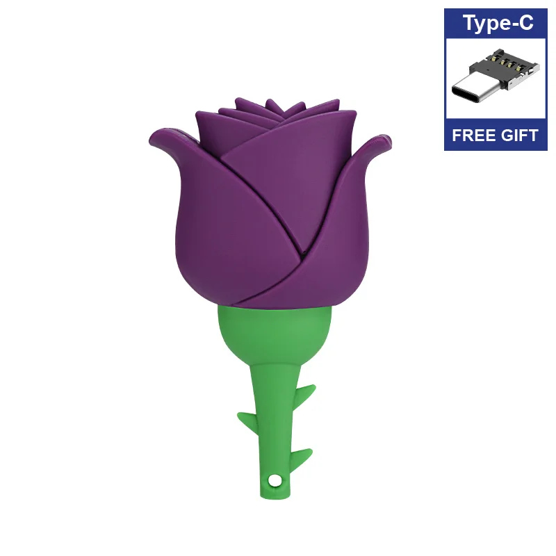 Free Type-C adapter Usb Flash Drive Cartoon Mini Red Rose Flower Pen Drive Flash Stick 32gb 16g 8g 64gb 128g U Disk Memory Stick
Free Type-C adapter Usb Flash Drive Cartoon Mini Red Rose Flower Pen Drive Flash Stick 32gb 16g 8g 64gb 128g U Disk Memory Stick