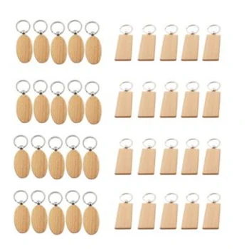 40 Pcs Blank Wooden Key Chain DIY Wood Keychains Key Tags Gifts,20 Pcs Oval & 20 Pcs Square
40 Pcs Blank Wooden Key Chain DIY Wood Keychains Key Tags Gifts,20 Pcs Oval & 20 Pcs Square