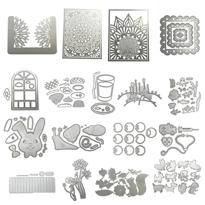 Ice cream Flower Snails Squirrel Frame Metal Cutting Dies Scrapbooking Album Paper DIY Card decoration Craft Embossing Die Cuts
Ice cream Flower Snails Squirrel Frame Metal Cutting Dies Scrapbooking Album Paper DIY Card decoration Craft Embossing Die Cuts