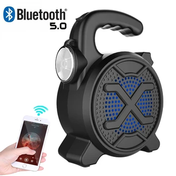 Mini Bluetooth Speaker Handheld 3D Stereo Music Player with LED Light 1200mA Li-Battery Support U Disk TF Card for Smartphone PC
Mini Bluetooth Speaker Handheld 3D Stereo Music Player with LED Light 1200mA Li-Battery Support U Disk TF Card for Smartphone PC