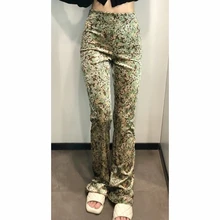 Flower Print Pencil Pants Retro Femme Casual Chic Slim Velvet Side Zipper Fly Trousers Vintage Lady Pants Indie 2021 New Women 
Flower Print Pencil Pants Retro Femme Casual Chic Slim Velvet Side Zipper Fly Trousers Vintage Lady Pants Indie 2021 New Women