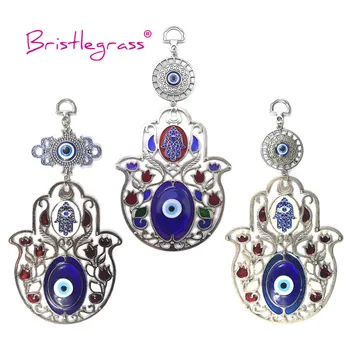 BRISTLEGRASS Turkish Blue Evil Eye Hamsa Hand Rose Flower Amulet Lucky Charm Wall Hanging Pendant Blessing Protection Home Decor
BRISTLEGRASS Turkish Blue Evil Eye Hamsa Hand Rose Flower Amulet Lucky Charm Wall Hanging Pendant Blessing Protection Home Decor