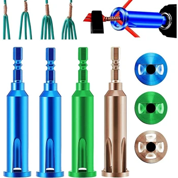 Wire Twisting Tools,Wire Stripper and Twister,Wire Terminals Power Tools for Stripping and Twisting Wire Cable
Wire Twisting Tools,Wire Stripper and Twister,Wire Terminals Power Tools for Stripping and Twisting Wire Cable