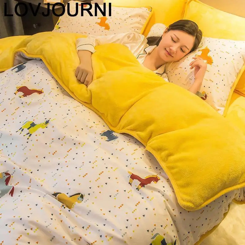 Dekbedovertrek Cobertor Nordico Matrimonio Fundas Nordicas Parrure Lit Linen Ropa De Cama хлопковый комплект постельного