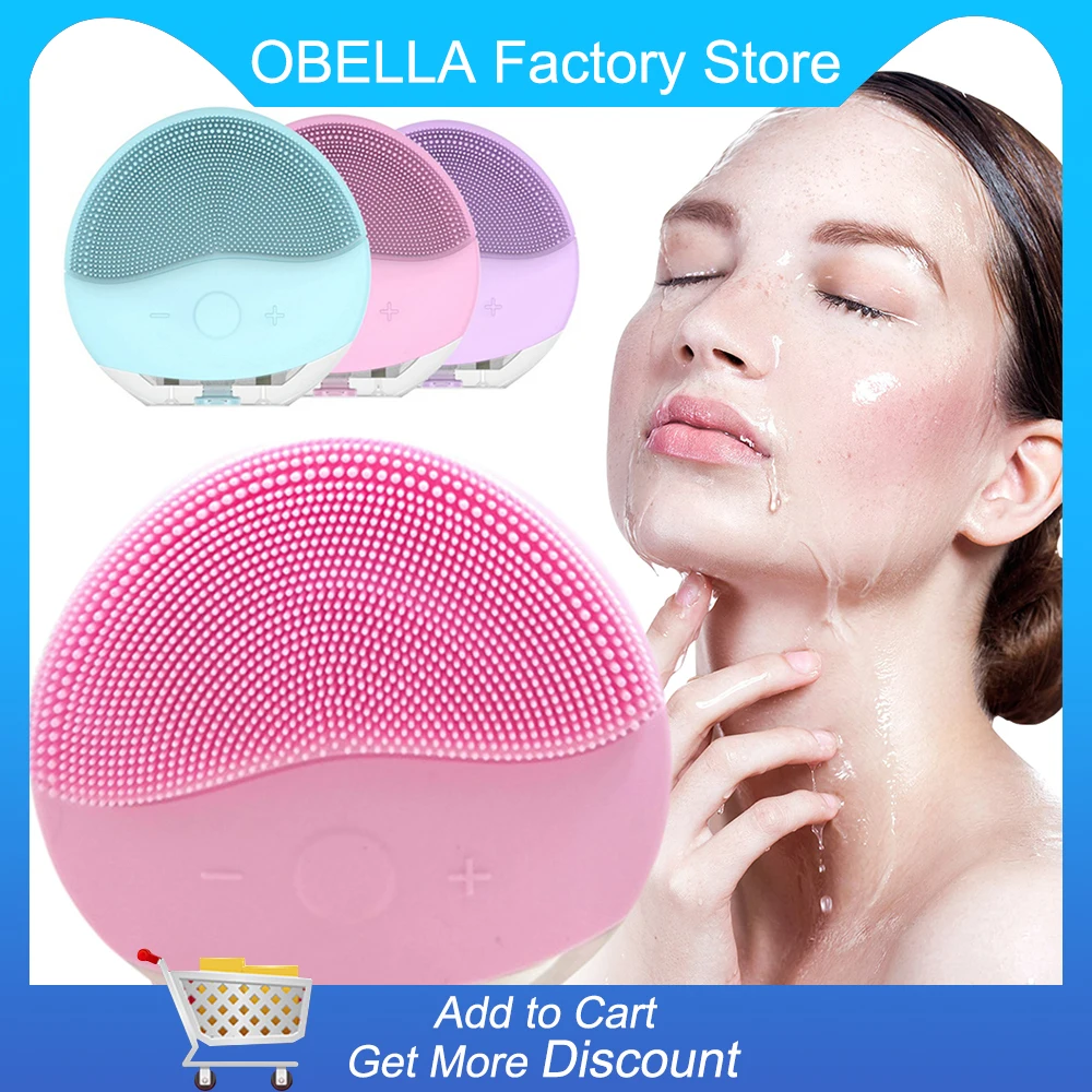 USB Electric Face Facial Cleansing Brush Foreoing Silicone Sonic Cleaner Deep Pore Cleaning Waterproof Skin Massage
USB Electric Face Facial Cleansing Brush Foreoing Silicone Sonic Cleaner Deep Pore Cleaning Waterproof Skin Massage