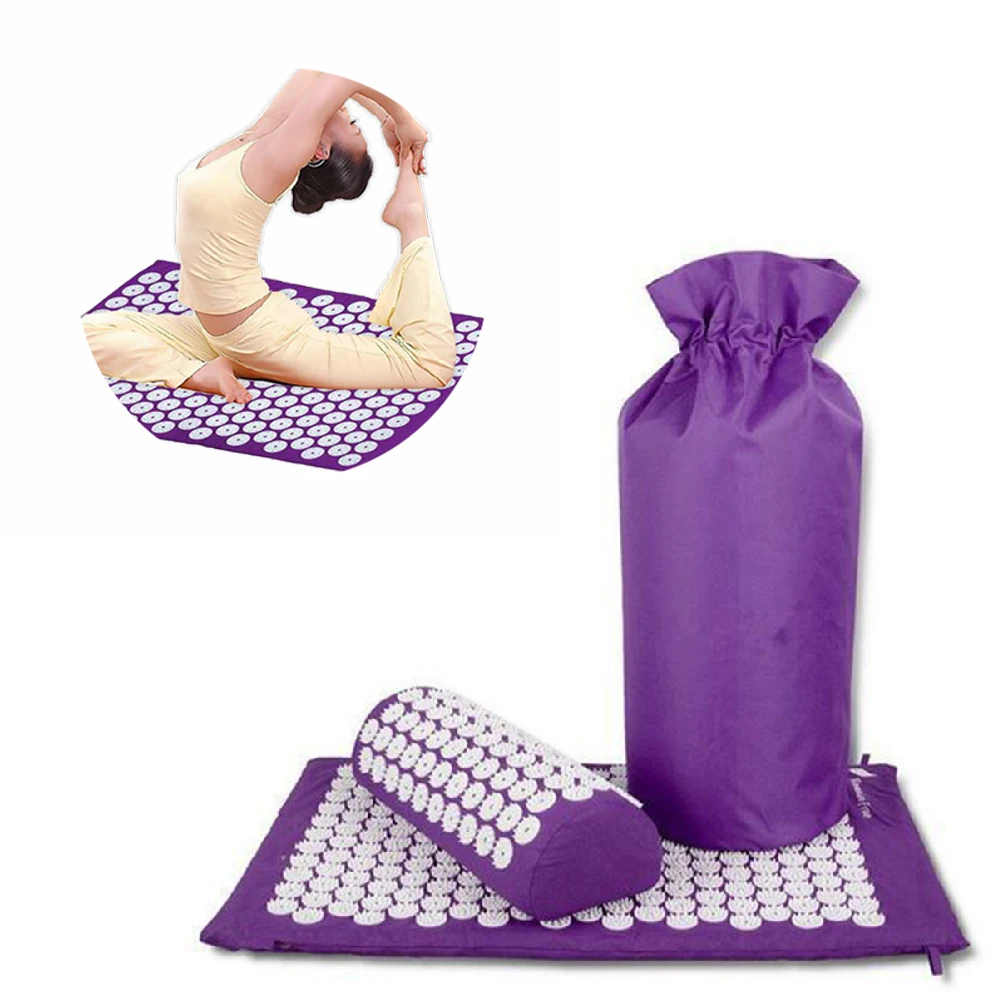 Yoga Massage Pad Relief Pain Massager Pillow Set Acupuncture Mats Body Massage Blanket for Back Home Needle Mat Neck Massager
Yoga Massage Pad Relief Pain Massager Pillow Set Acupuncture Mats Body Massage Blanket for Back Home Needle Mat Neck Massager