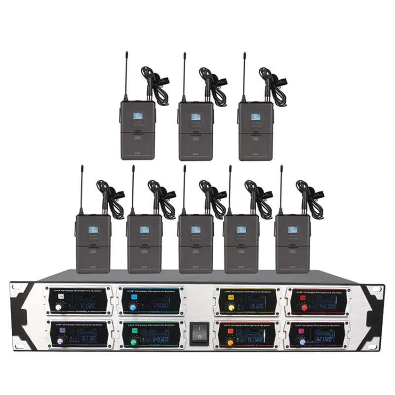 Professional wireless microphone U8000GTA2UHF8 channel fixed frequency dynamic display lavalier microphone stage performance
Professional wireless microphone U8000GTA2UHF8 channel fixed frequency dynamic display lavalier microphone stage performance