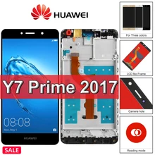 Écran tactile LCD avec châssis, 2017 pouces, pour Huawei Y7 Prime 5.5 et Enjoy 7 Plus 2017 L21A, TRT-L53=