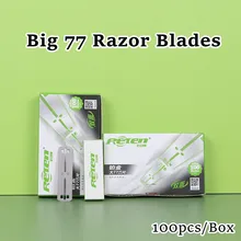 100pcs/box Big 77 Blade Classic Safety Razor Blade Small 77 Blade Straight Razor Double Edge Razor Blade Stainless Steel Blade
100pcs/box Big 77 Blade Classic Safety Razor Blade Small 77 Blade Straight Razor Double Edge Razor Blade Stainless Steel Blade