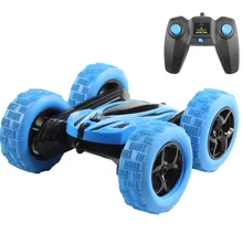 Hugine rc carro 2.4g 4ch dublê drift deformação buggy rock crawler rolo carro 360 graus flip crianças robô rc carros brinquedos para presentes(China)