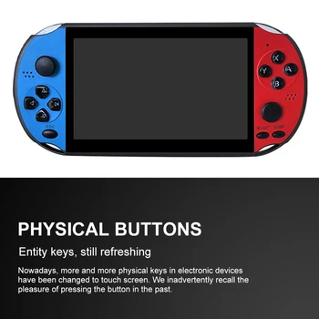 X12 Handheld Video Game Consoles with Double Rocker 8GB MP3 Player Portable Game Player AV Output with 5.1" Screen Speaker
X12 Handheld Video Game Consoles with Double Rocker 8GB MP3 Player Portable Game Player AV Output with 5.1" Screen Speaker
