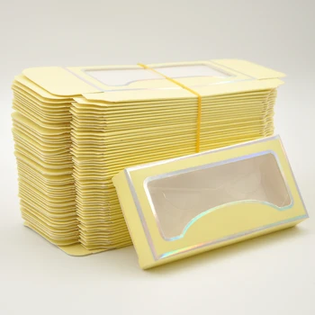 wholesale 50/100pcs paper Eyelash yellow Packaging Box Lash Boxes Packaging Custom Logo Faux Mink Lashes Strip Case Bulk Vendors
wholesale 50/100pcs paper Eyelash yellow Packaging Box Lash Boxes Packaging Custom Logo Faux Mink Lashes Strip Case Bulk Vendors