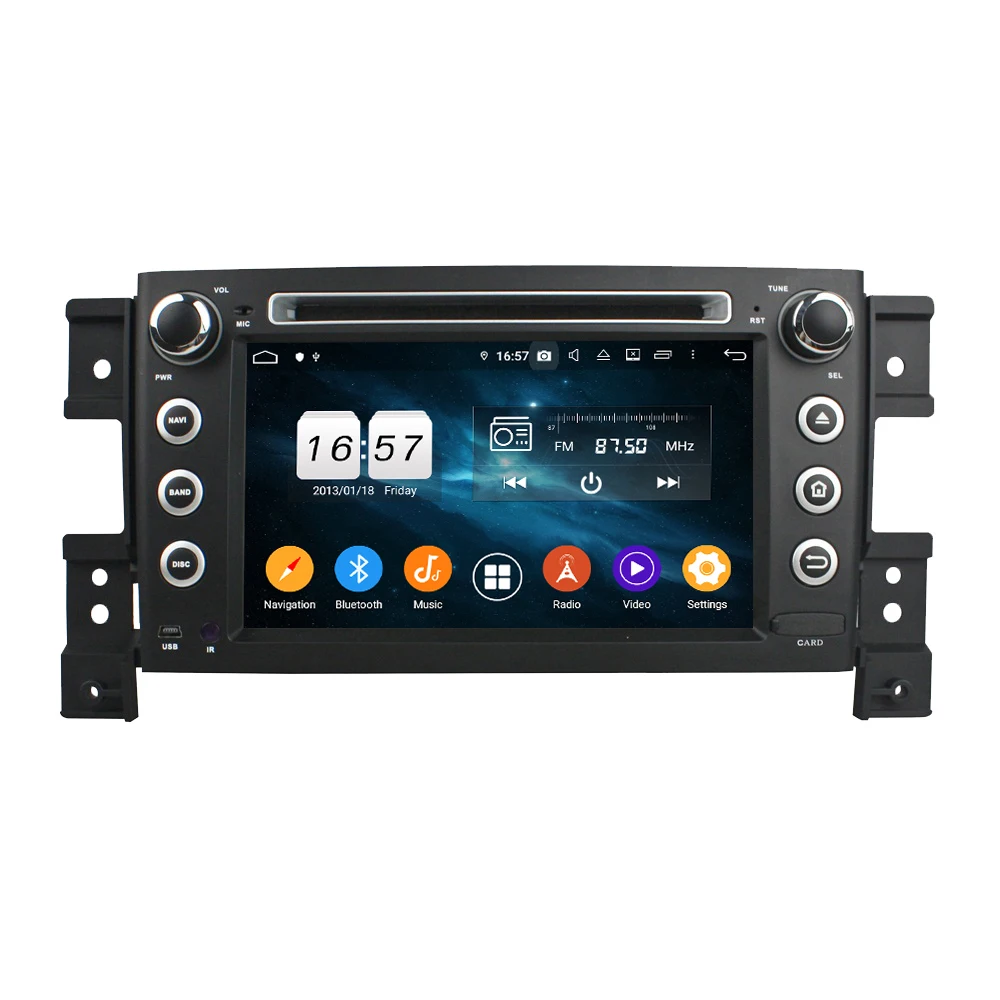 KLYDE 8 Core 7" 2 Din Android 9.0 Car DVD Player For Suzuki Vitara 2005-2011 Car Radio Car Stereo Audio Multimedia Player 
KLYDE 8 Core 7" 2 Din Android 9.0 Car DVD Player For Suzuki Vitara 2005-2011 Car Radio Car Stereo Audio Multimedia Player