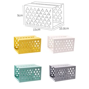 Wrought Iron Geometric Tissue Box Tissue Box Cover Rectangular Metal Tissue Box for Paper Facial Tissues Tissue Box Hold DTT88 
Wrought Iron Geometric Tissue Box Tissue Box Cover Rectangular Metal Tissue Box for Paper Facial Tissues Tissue Box Hold DTT88