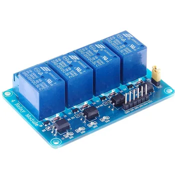 ShenzhenMaker 4 Channel DC 5V Relay Module with Optocoupler
ShenzhenMaker 4 Channel DC 5V Relay Module with Optocoupler