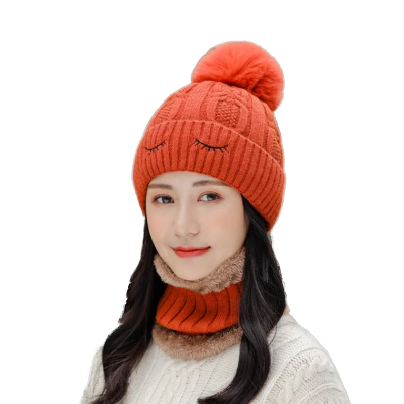 BINGYUANHAOXUAN 2 Pcs Knitted Hat Scarf Set for Women Winter Warm Fleece Lined Beanie Hat Ski Hat with Pompom
BINGYUANHAOXUAN 2 Pcs Knitted Hat Scarf Set for Women Winter Warm Fleece Lined Beanie Hat Ski Hat with Pompom