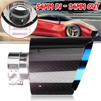54mm - 114mm Auto Car Carbon Fiber Muffler Tip Exhaust Tip Exhaust System Car Modifide Mufflers Pipe fit 50mm 51mm Exhaust
54mm - 114mm Auto Car Carbon Fiber Muffler Tip Exhaust Tip Exhaust System Car Modifide Mufflers Pipe fit 50mm 51mm Exhaust
