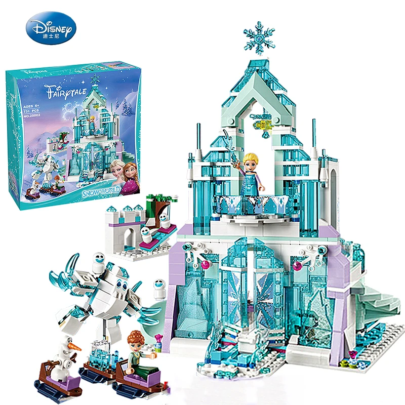 2 style Disney Frozen The Elsa Magical Ice Castle Set Princess Anna Stacking Building Blocks Bricks Toy Compatible All Brands
2 style Disney Frozen The Elsa Magical Ice Castle Set Princess Anna Stacking Building Blocks Bricks Toy Compatible All Brands