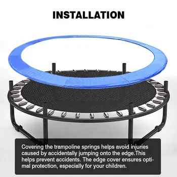 1.83/2.44/3.05/3.66m Universal Trampoline Replacement Safety Pad Spring Cover Trampoline Edge Cover Fitness Accessories 
1.83/2.44/3.05/3.66m Universal Trampoline Replacement Safety Pad Spring Cover Trampoline Edge Cover Fitness Accessories