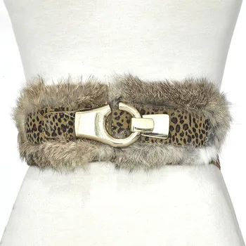 Luxury New Fashion Leopard Pattern Belt Wide Cummerbunds 2020 Women's Accessories Faux Rabbit Fur Wide Waist Belt 
Luxury New Fashion Leopard Pattern Belt Wide Cummerbunds 2020 Women's Accessories Faux Rabbit Fur Wide Waist Belt