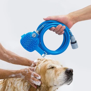 

2020 New Pet Bathing Tool Comfortable Massager Shower Tool Cleaning Washing Bath Sprayers Dog Brush Pet Supplies Dropshipping