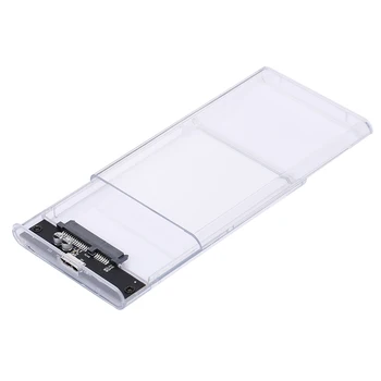 USB3.0 Transparent 2.5'' Hard Drive Case Portable High-speed Transmission HDD Enclosure for 7-9.5mm SATA Hard Drive
USB3.0 Transparent 2.5'' Hard Drive Case Portable High-speed Transmission HDD Enclosure for 7-9.5mm SATA Hard Drive