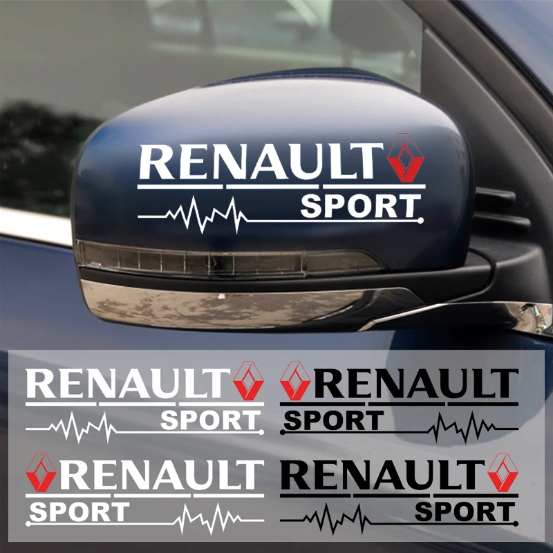 2 шт. наклейки на зеркало заднего вида для Renault Megane Duster Logan Captur Clio Laguna 3 Fluence