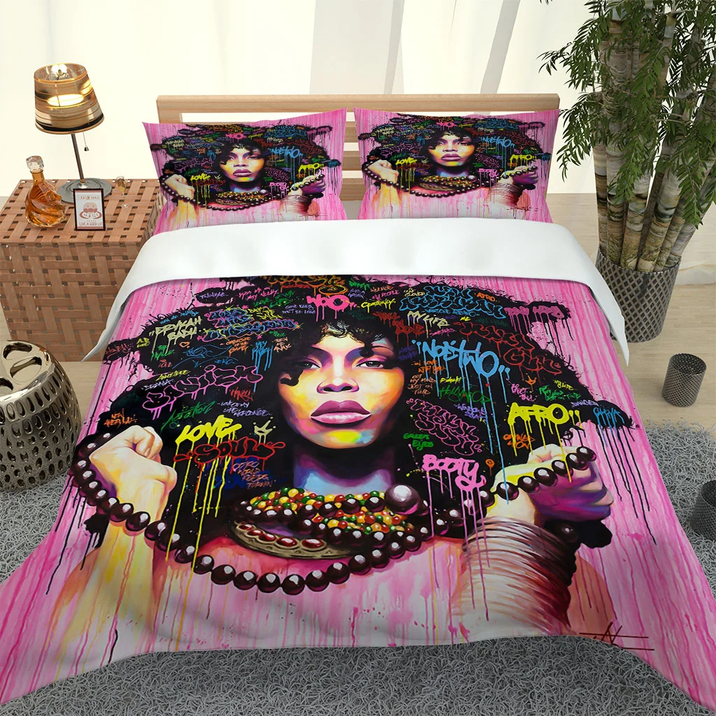 2020 Hot Style Bedding Set 3d Digital Girl Pattern 2/3pcs Duvet Cover Set Single Twin Double Full Queen King Bedding
2020 Hot Style Bedding Set 3d Digital Girl Pattern 2/3pcs Duvet Cover Set Single Twin Double Full Queen King Bedding