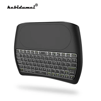 D8 Wireless Keyboard Backlit Pro Plus Remote Control English Russian 2.4GHz Wireless Mini Keyboard Air Mouse Touchpad Controller
D8 Wireless Keyboard Backlit Pro Plus Remote Control English Russian 2.4GHz Wireless Mini Keyboard Air Mouse Touchpad Controller