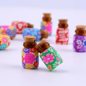 10 pcs Mini Glass Polymer Clay Bottles Containers Vials With Corks new arrival Can put in some powder or Beads & Jewellery
10 pcs Mini Glass Polymer Clay Bottles Containers Vials With Corks new arrival Can put in some powder or Beads & Jewellery