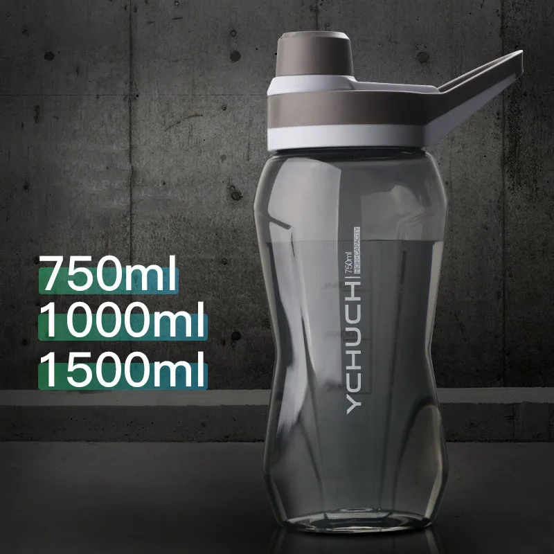 750/1000/1500ml Large Capacity Water Bottle Food Grade Plastic Gym Sport Water Bottles Portable Cycling Drink Bottle
750/1000/1500ml Large Capacity Water Bottle Food Grade Plastic Gym Sport Water Bottles Portable Cycling Drink Bottle